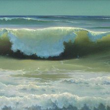 Схема вышивки «волна»