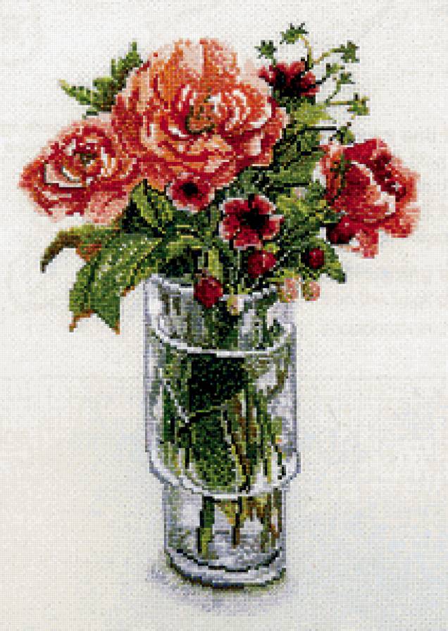 Розы - цветочное, розы, букет, цветы - предпросмотр