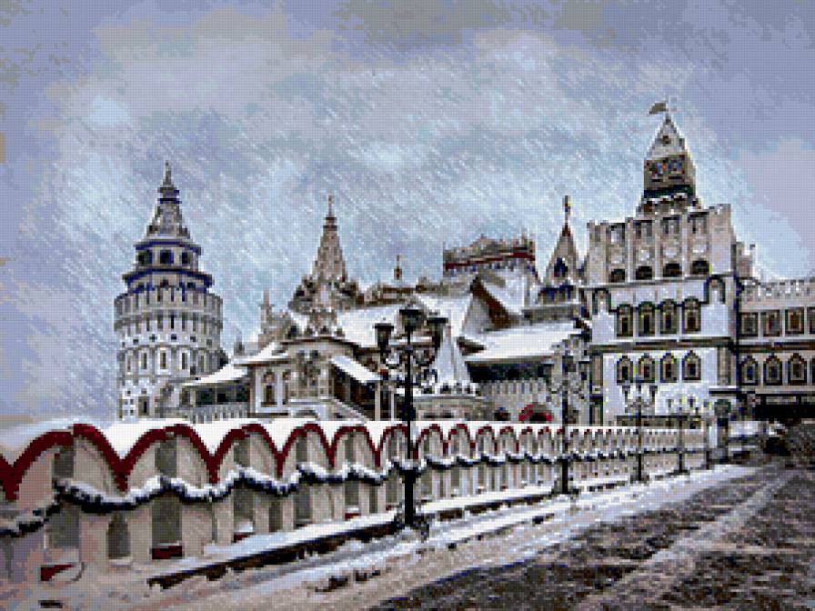зима - палаты, кремль, зима, архитектура - предпросмотр