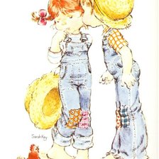 Оригинал схемы вышивки «Детство» (№200998)