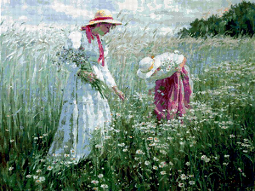 №201524 - цветы, люди, девушки - предпросмотр