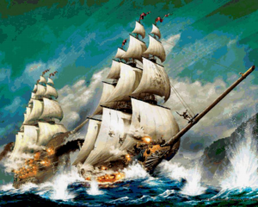 65783 - море, паруса, корабль - предпросмотр