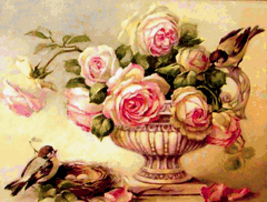 натюрморт - цветы, букет, природа, романтика, натюрморт,  - предпросмотр