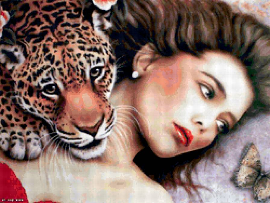 девушка - девушка, картина, красота, одиночество, любовь - предпросмотр