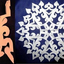 Схема вышивки «снежинки»