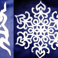 Оригинал схемы вышивки «снежинки» (№201960)