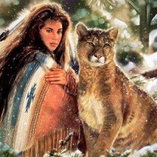 Схема вышивки «девушка»