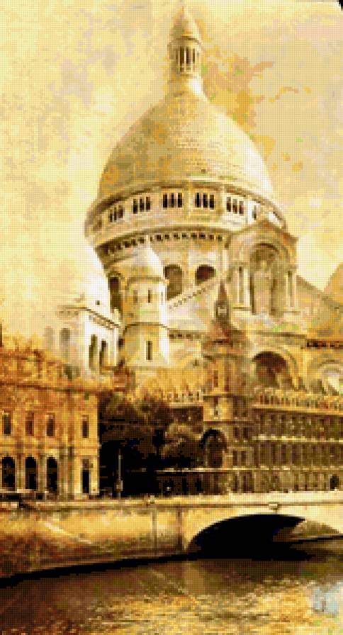 париж 1 - париж, триптих, франция, эйфелева башня - предпросмотр