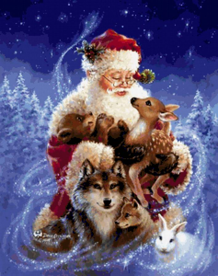 №202638 - новый год, дона гелсингер, зима - предпросмотр