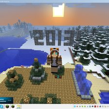 Схема вышивки «с новым 2013 годом люди!»