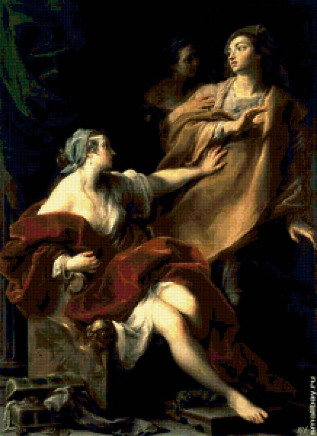 Помпео Батони. Сладострастие. - мифы, картина, люди, святые. - предпросмотр