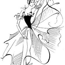 Схема вышивки «танцовщица 2»