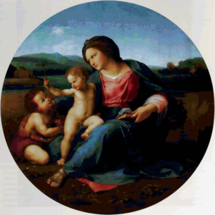 Мадонна Альба 1510 - религия, иконы, живопись, святые - предпросмотр