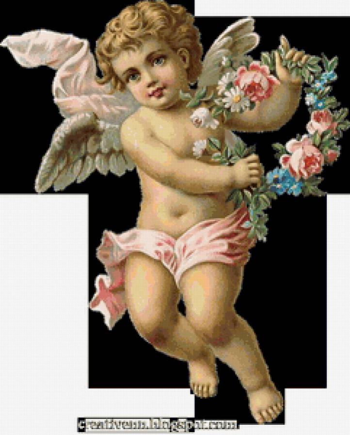 Ангелочек - херувим, ангел, купидон - предпросмотр