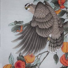 Схема вышивки «орлы»