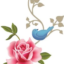 Схема вышивки «роза»