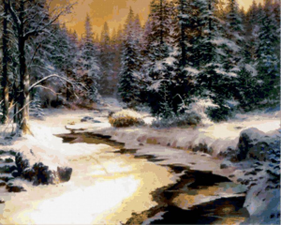 Художник Томас Кинкейд - картина, живопись, искуство - предпросмотр