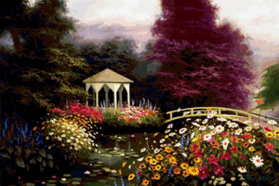 сад - пейзаж - предпросмотр