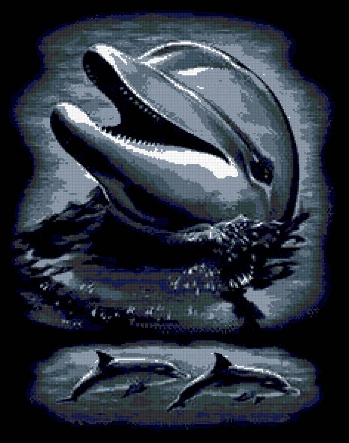 014 - природа, вода, дельфин - предпросмотр