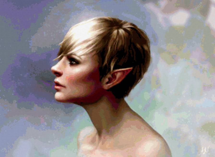 №205383 - эльф, девушка - предпросмотр