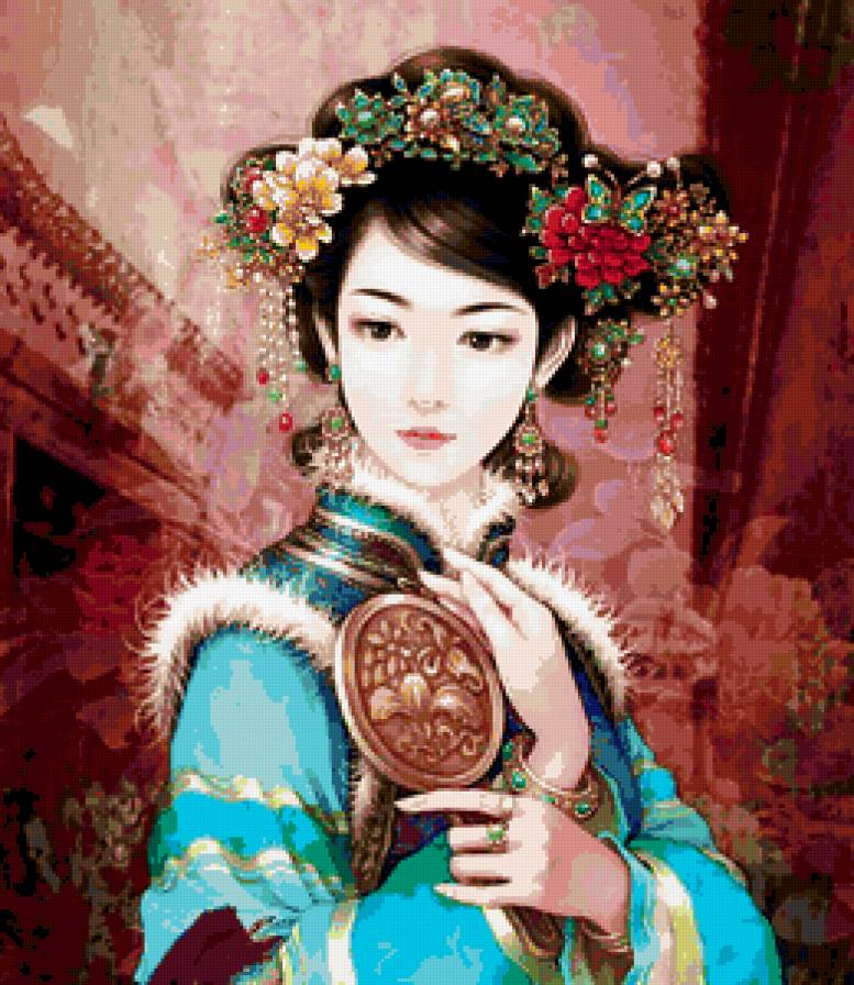 японка - женщина, девушка, японка - предпросмотр