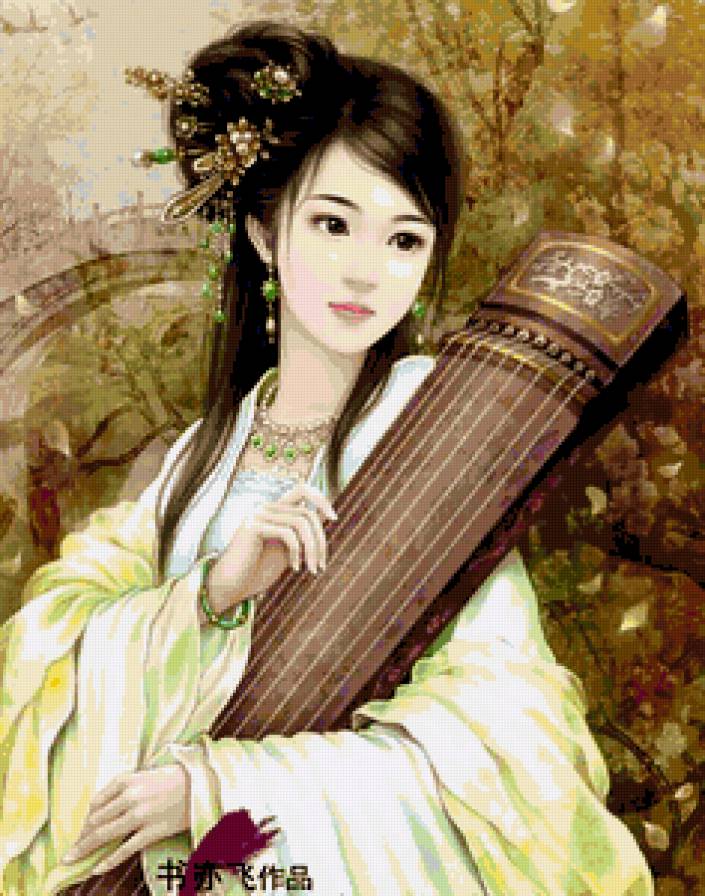 японка - женщина, японка, девушка - предпросмотр