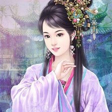 Схема вышивки «японка»