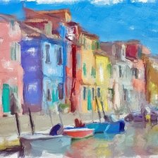 Оригинал схемы вышивки «Венеция» (№205900)