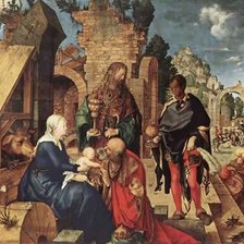 Схема вышивки «поклонение на влъхвите»