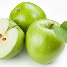 Схема вышивки «зеленые яблоки»
