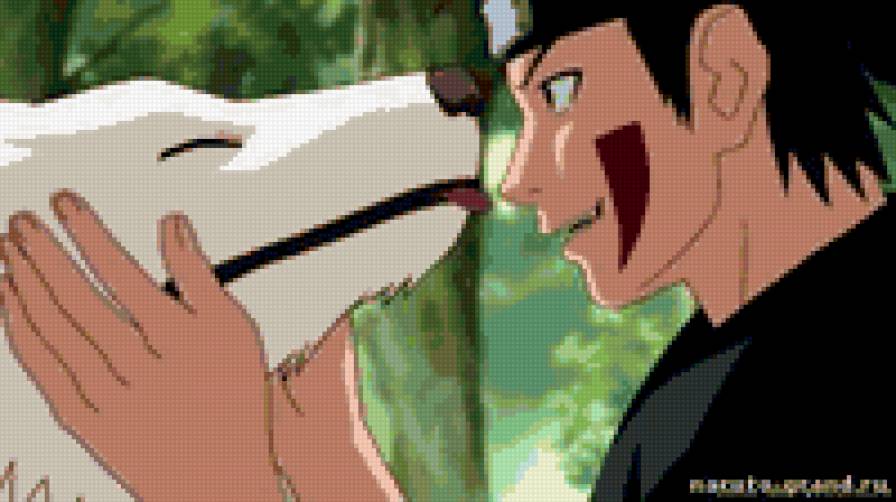 киба и акамару - предпросмотр