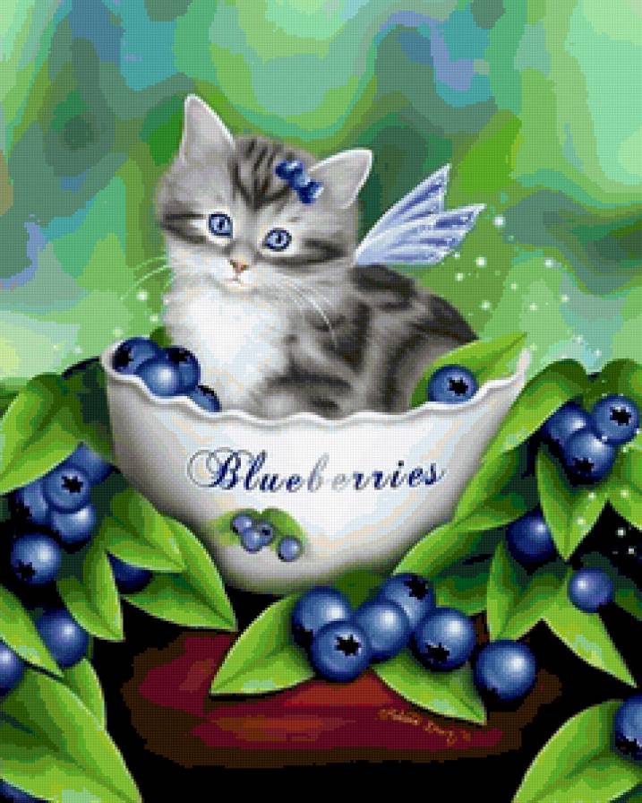 Blueberry Kitten - кошка - предпросмотр