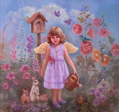 Садоводство Ангел - характер - оригинал