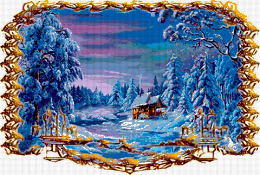 зимняя сказка - пейзаж, природа, зима - предпросмотр