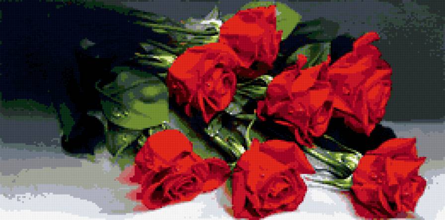 картина 2 - цветы, розы - предпросмотр