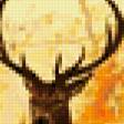 Предпросмотр схемы вышивки «Олени на рассвете» (№207073)
