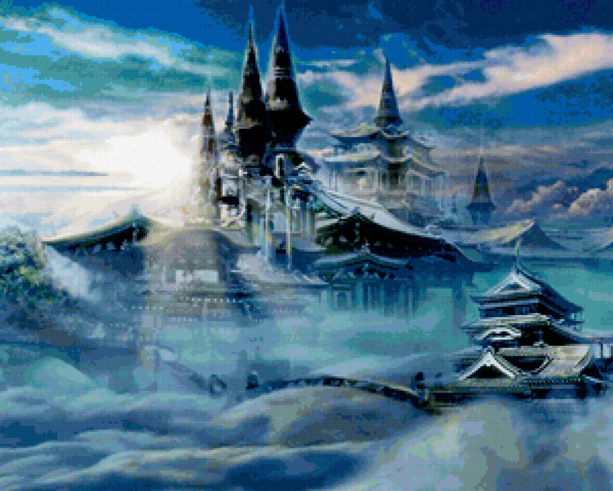 town - фэнтези город - предпросмотр