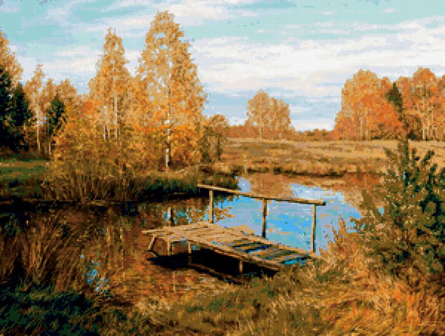 осенний пейзаж - предпросмотр