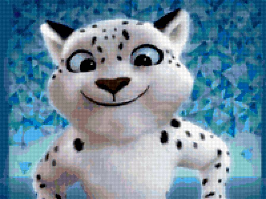 Леопард - мультик, леопард, животные - предпросмотр