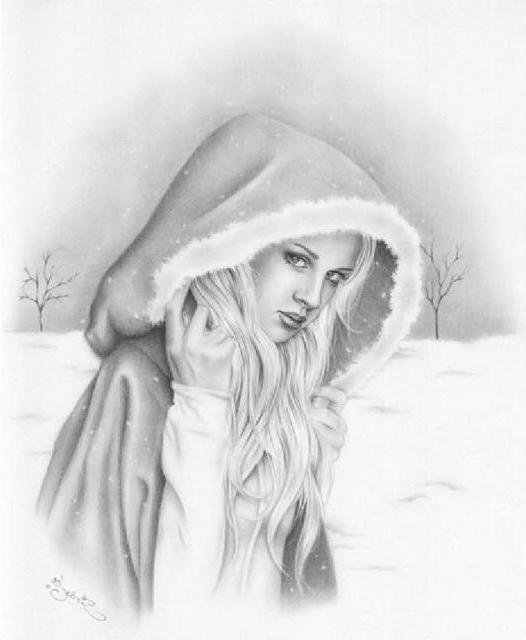 девушка - девушка, монохром, черно-белое, женщина, женский образ, она - оригинал