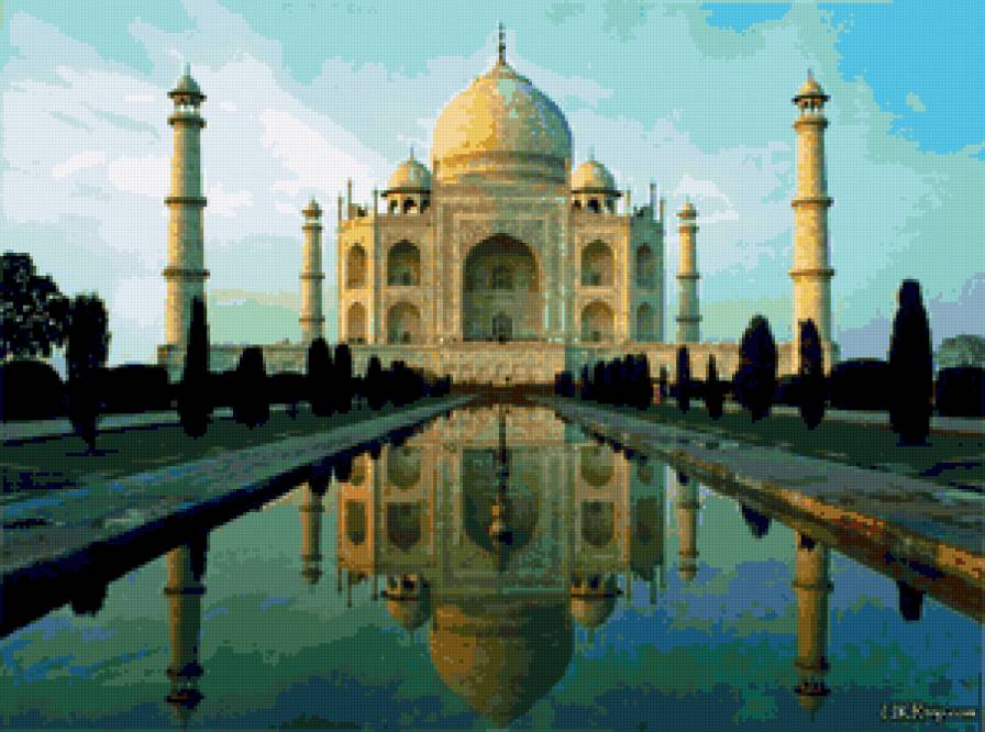 Тадж Махал - индия, замок, дворец - предпросмотр
