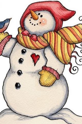 Снеговик - для детей - оригинал