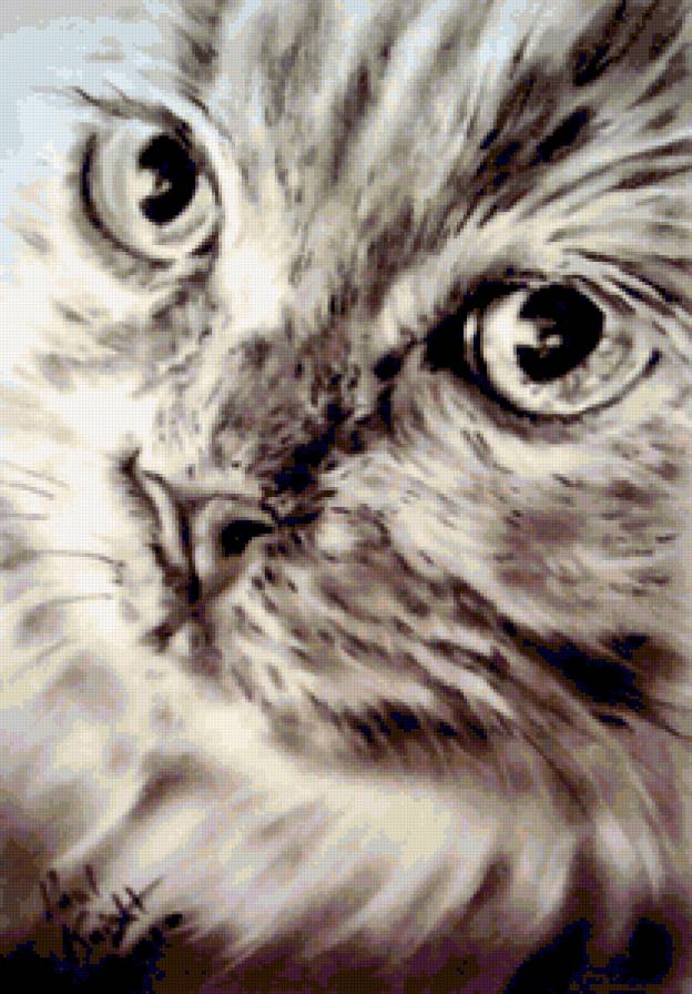 Задумчивый. - кошки, коты - предпросмотр