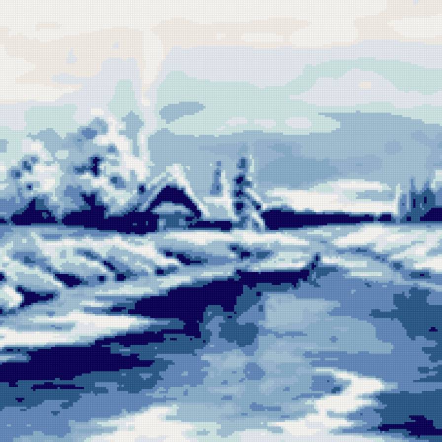 дом у реки 10 цветов - предпросмотр