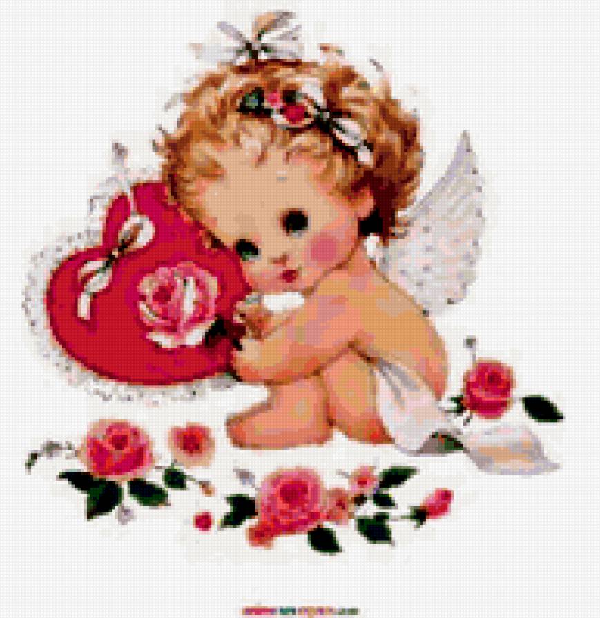 АНГЕЛ - день влюленных, валентинки, сердечки, любовь. праздники, ангелы - предпросмотр