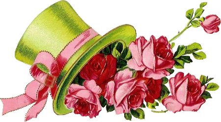 розы - роза, цветы, шляпа, натюрморт - оригинал