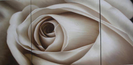 Триптих ''роза''  (общий вид) - роза, цветы, романтика, диптих, триптих, розы, черно-белое, букет - оригинал