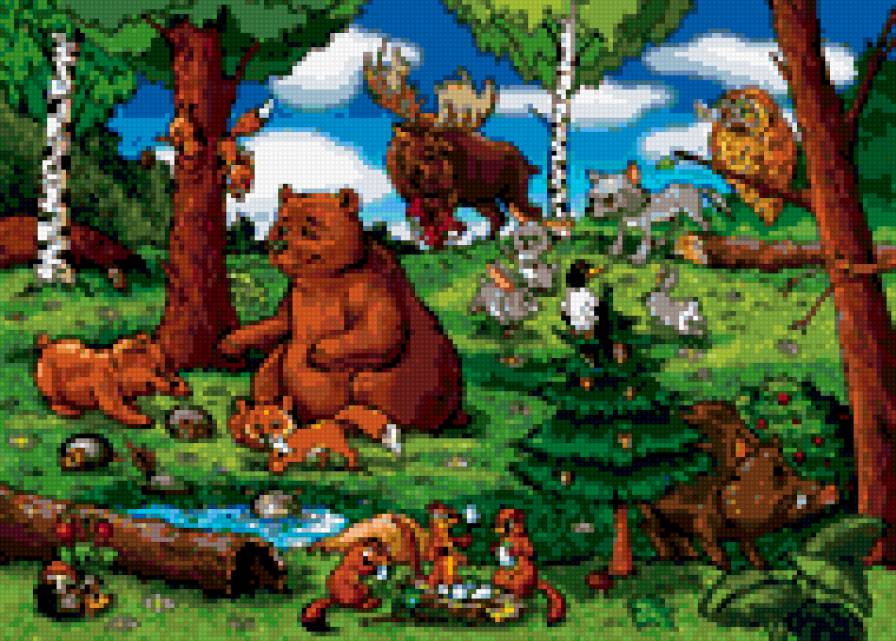 полянка в лесу)) - предпросмотр