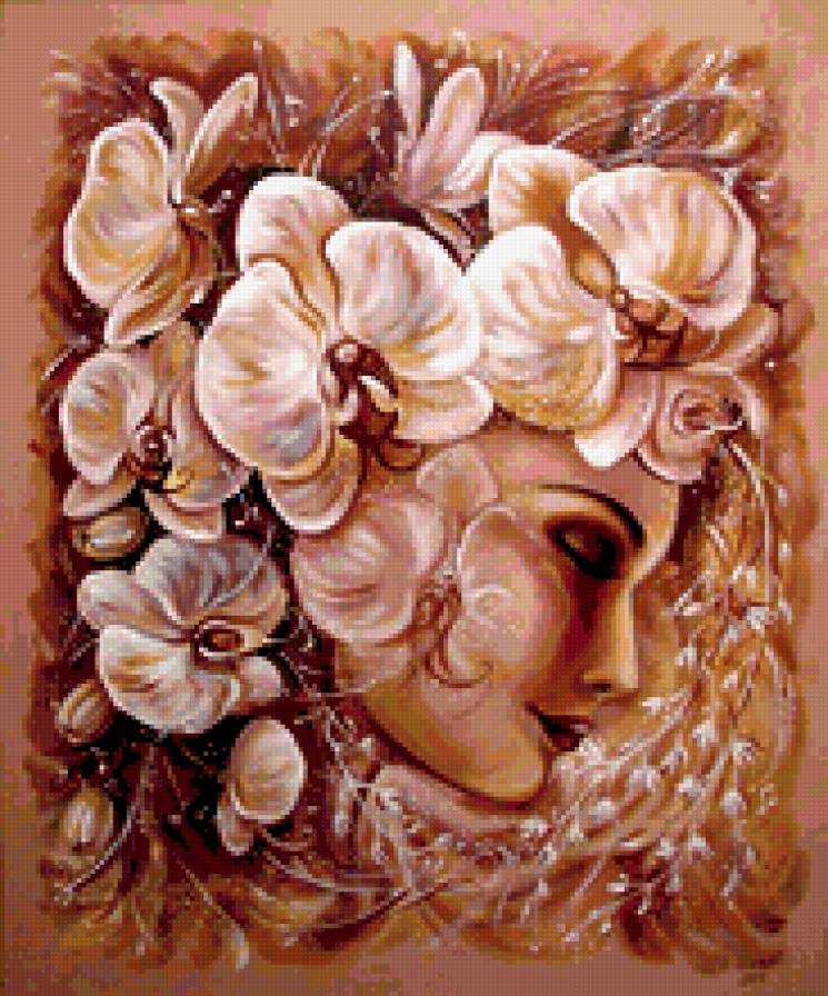 девушка - картина, одиночество, девушка, любовь, красота - предпросмотр