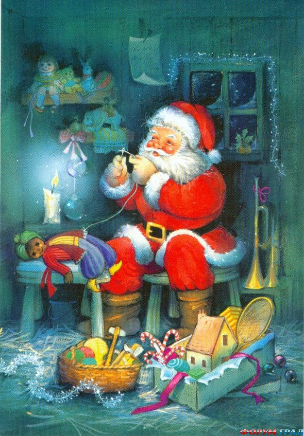 санта - новый год - оригинал